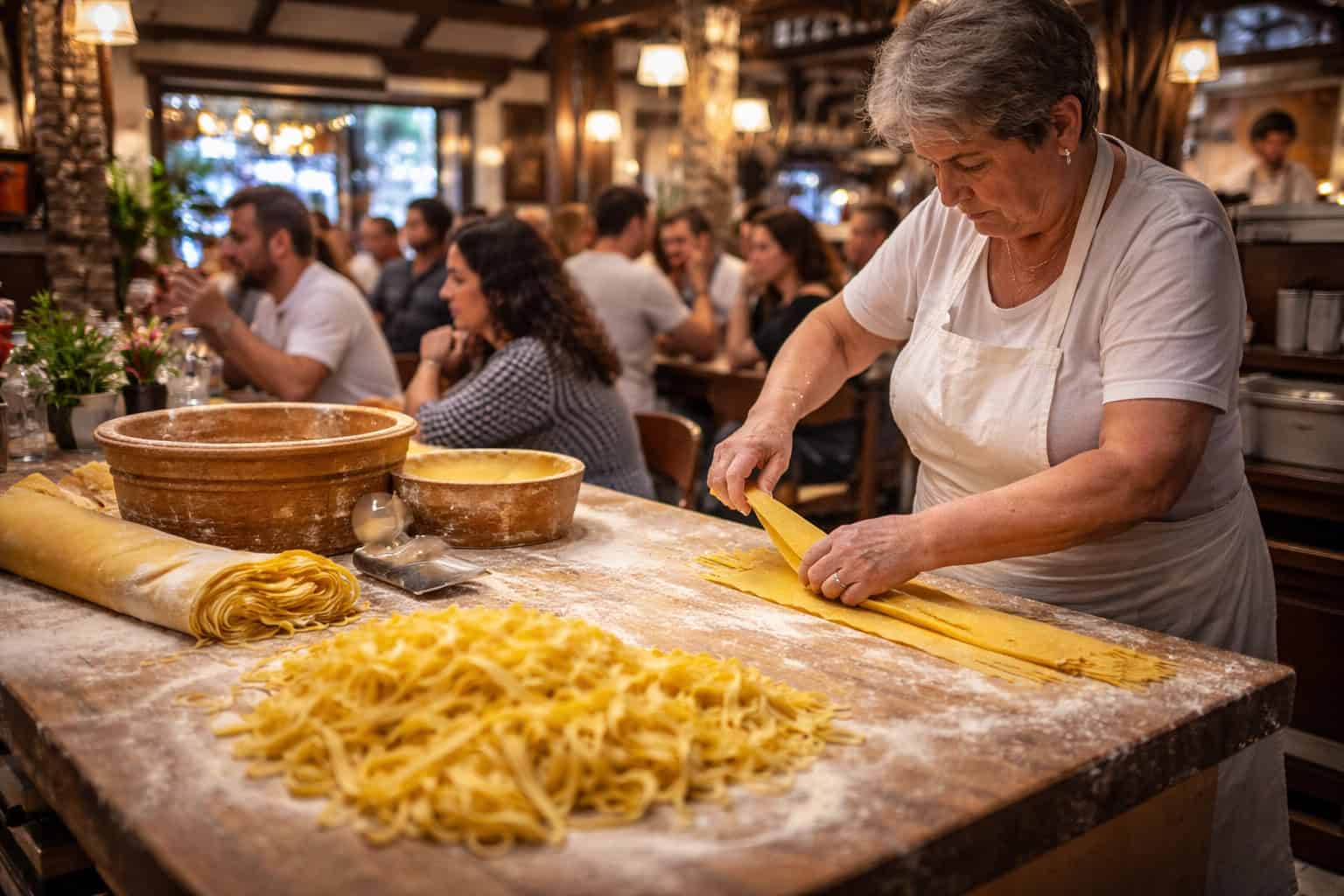 Osteria da Fortunata Rome handmade pasta atmosphere in central Rome