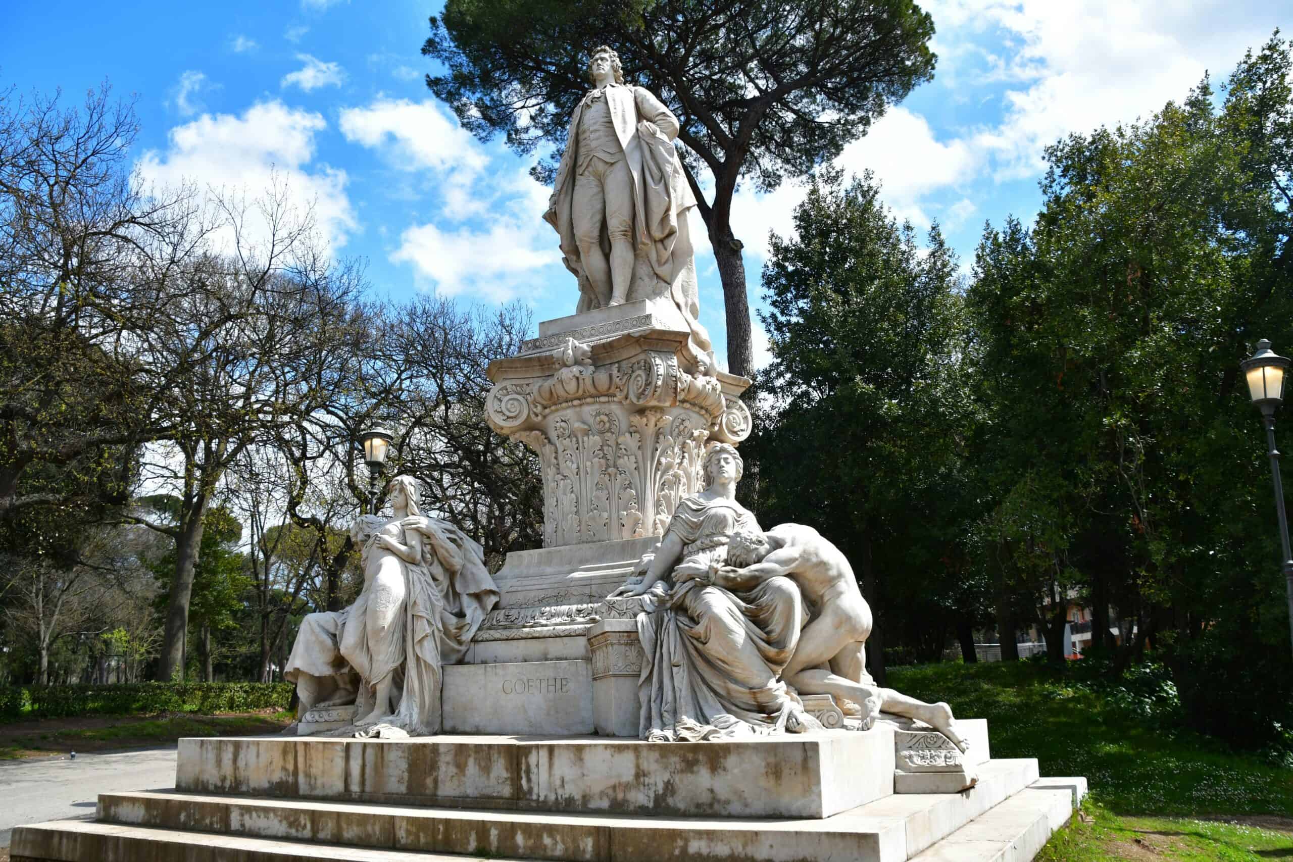 Borghese Gallery Rome Villa Borghese sculpture garden statue scenic view