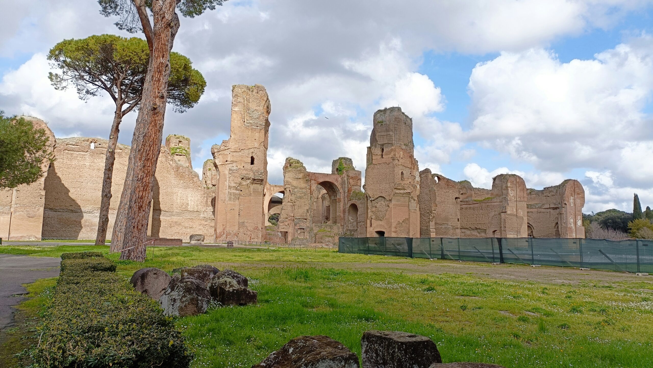 Baths of Caracalla ancient Roman baths ruins in Rome Italy
