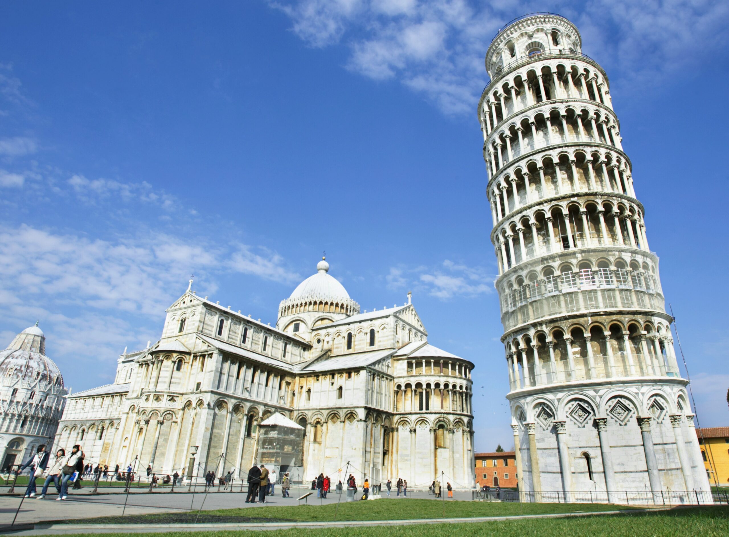 Leaning Tower of Pisa in Piazza dei Miracoli Italy