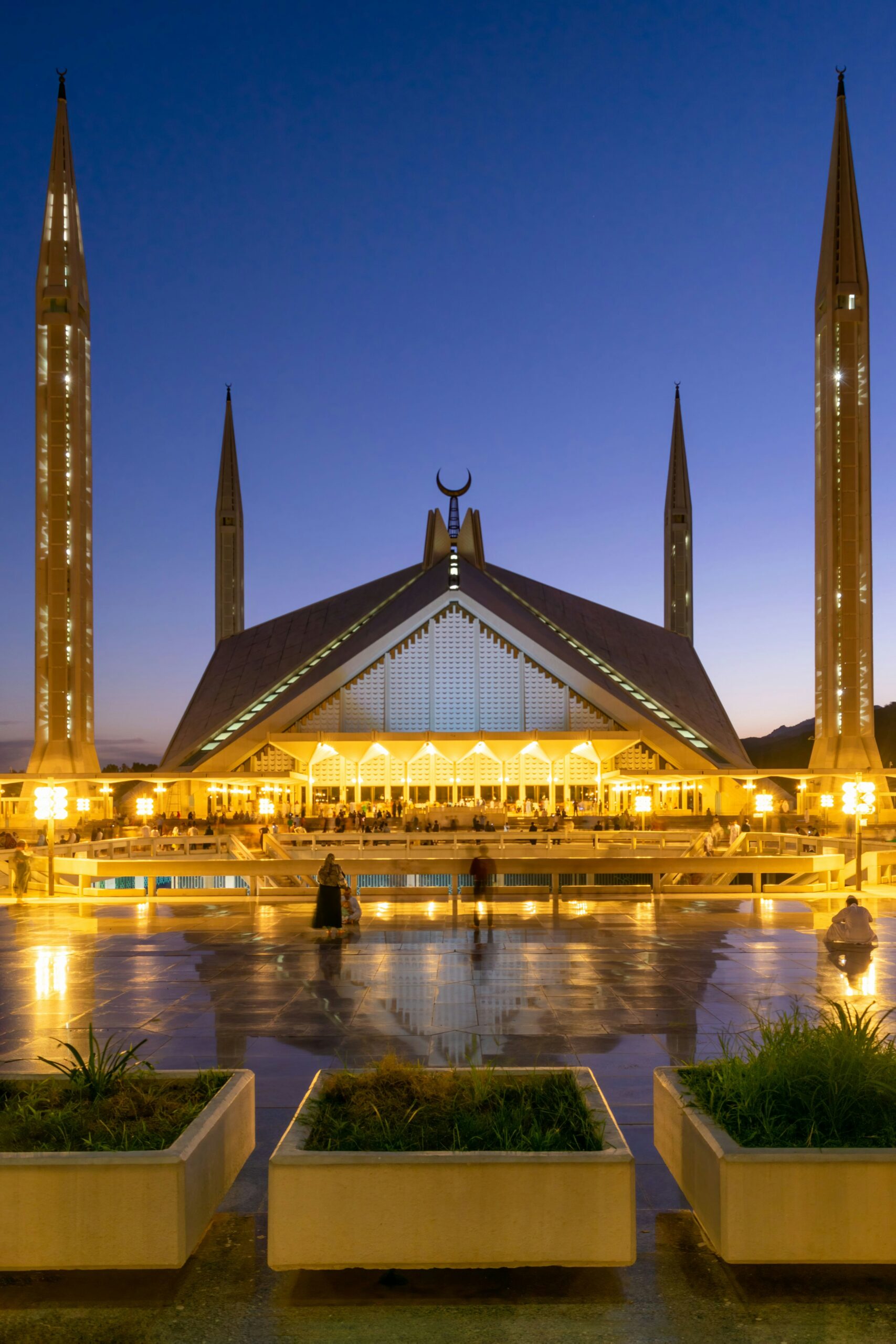 Bangladesh National Mosque Dhaka night skyline travel visa entry guide