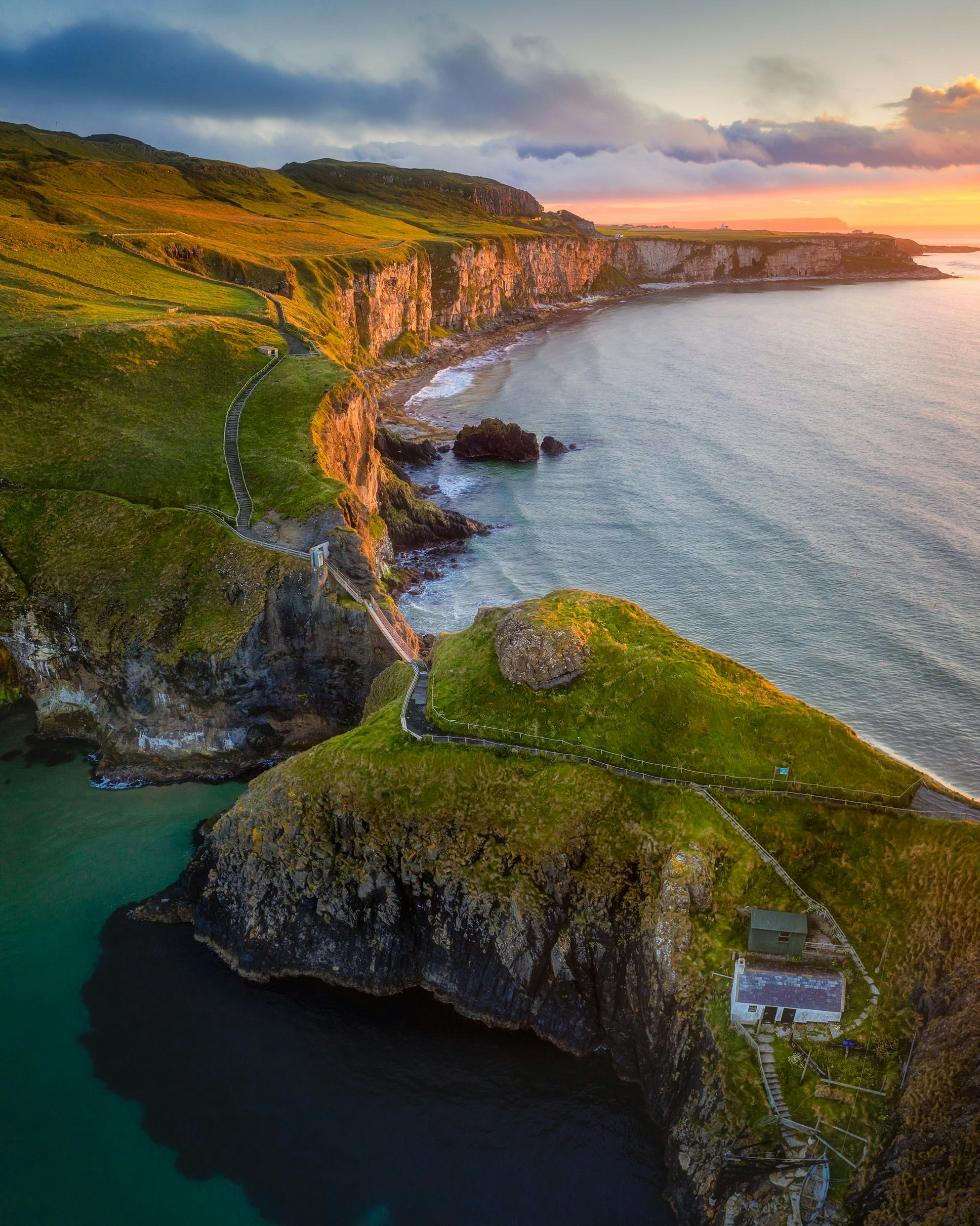 Ireland visa guide coastal cliffs landscape Ireland travel scenery Atlantic coastline