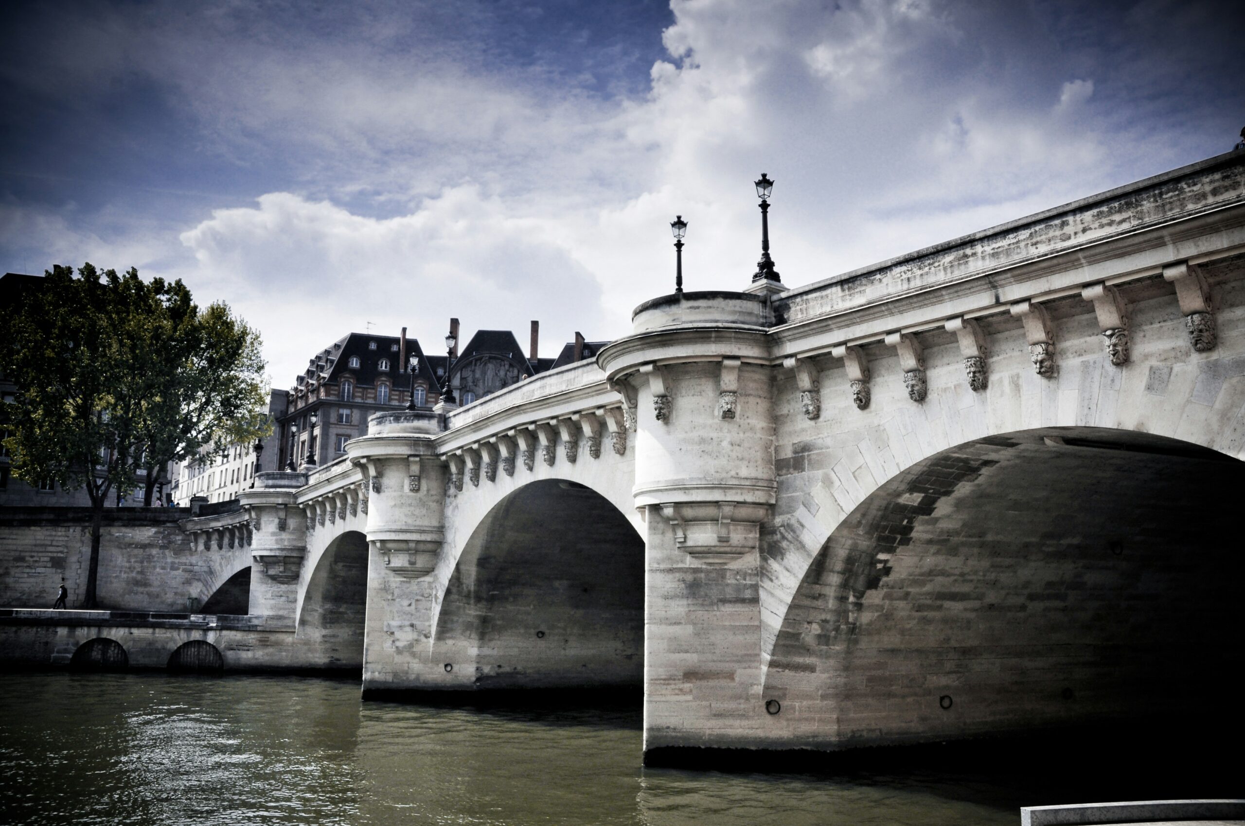 Pont Neuf bridge over the Seine River in Paris