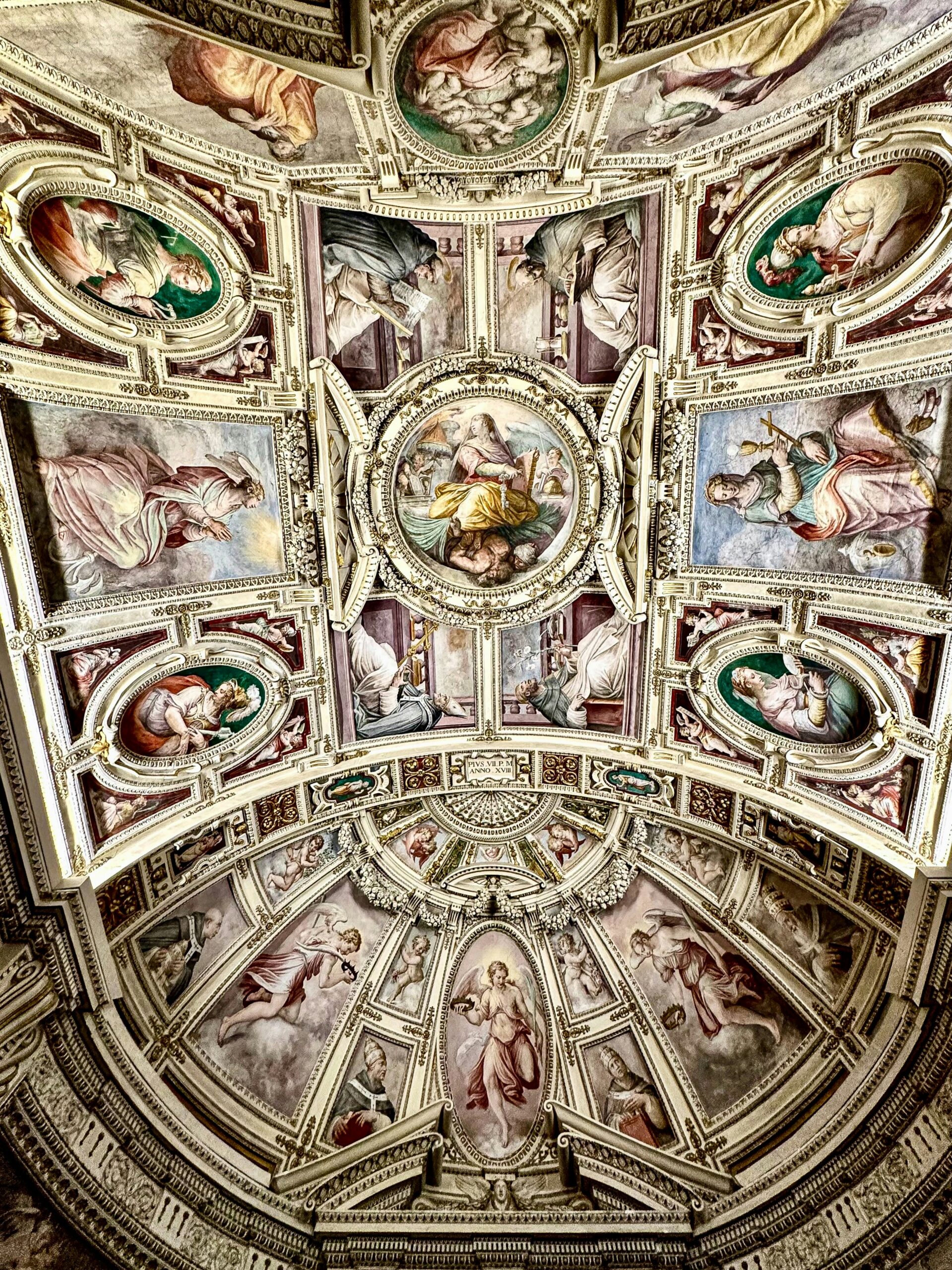 Sistine Chapel ceiling Michelangelo fresco Vatican City interior