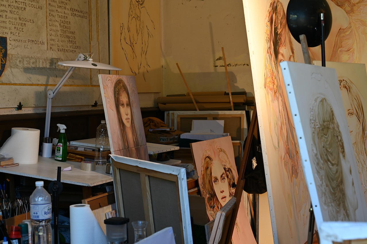 Atelier Cézanne studio interior in Aix-en-Provence France